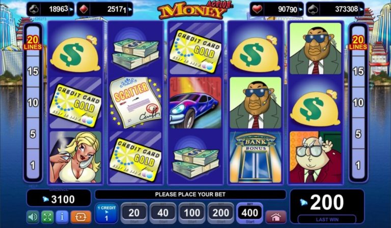 20 линии Action Money игра ротативка