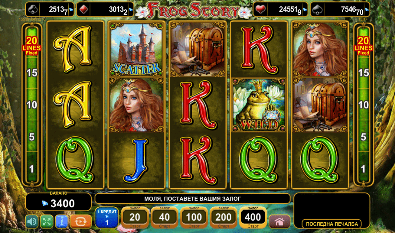 Play frog prince slot machine online free