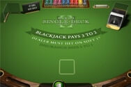 Black Jack Single Deck игра на карти