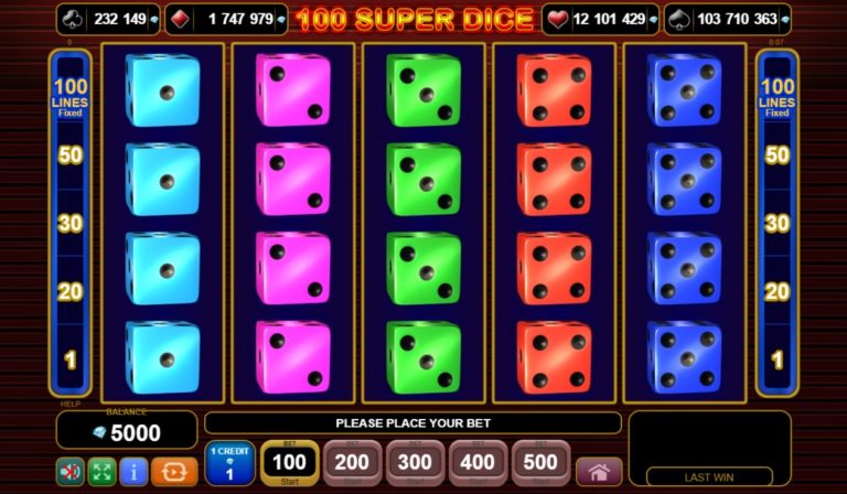 100 Super Dice Слот Игра