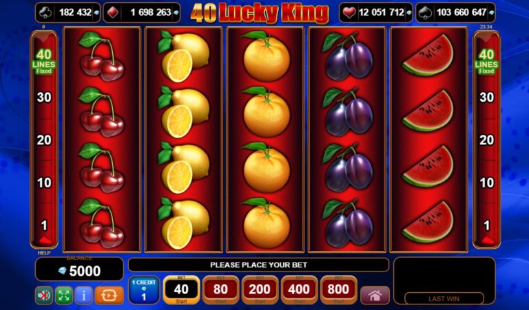 40 Lucky King Игра на ротативки