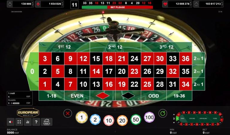 Play Free European Roulette (Vibra Gaming) Game