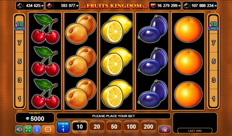 Fruits Kingdom игра плодова ротативка
