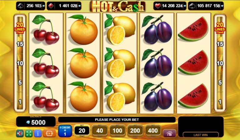 Hot and Cash Игра на ротативка