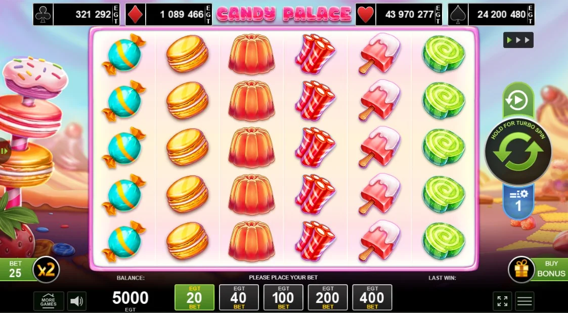 candy palace Слот игра - казино игри